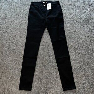 ALEXANDER WANG "T" BLACKEST BLACK CIGARETTE Stretch Jeans - New with Tags - 27